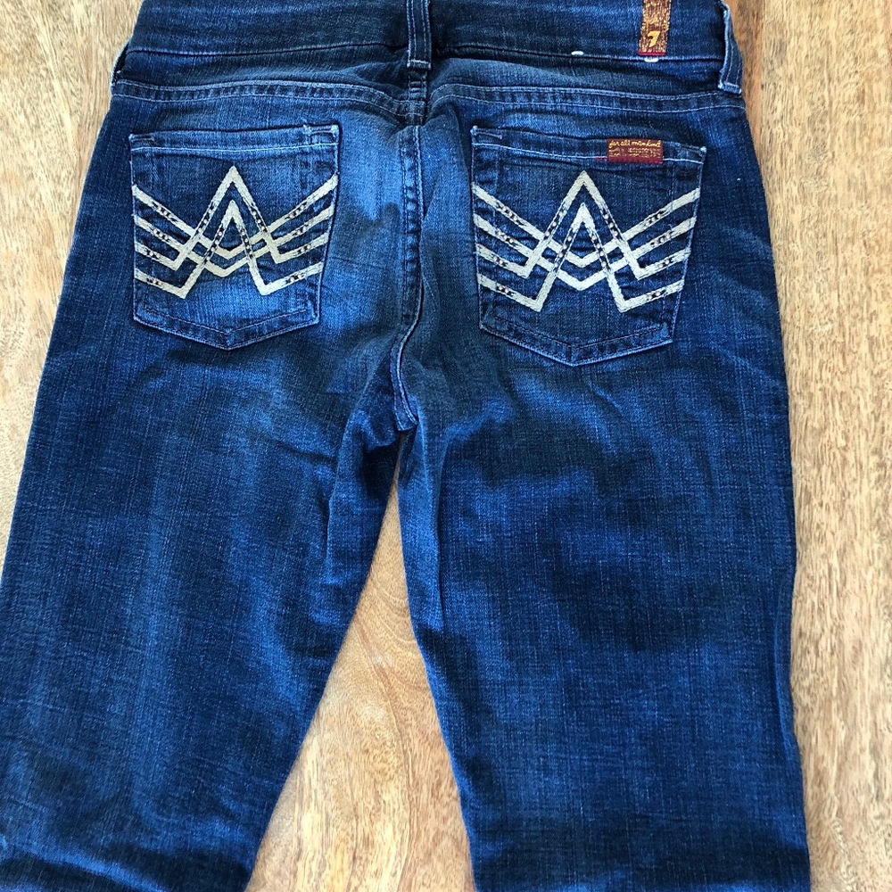 7 For All Mankind "A" Pocket Flare-Leg Jeans - Picture 5 of 5